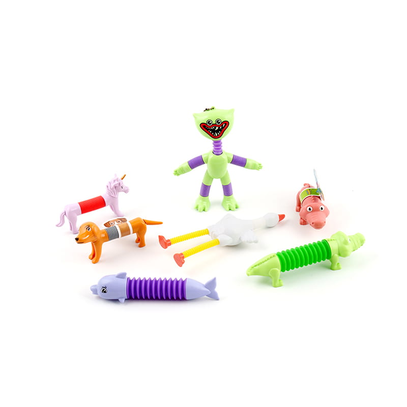 Animale cu tub de întindere din plastic